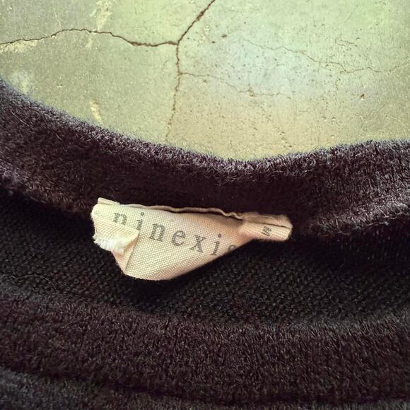 Womens black ninexis sweater - Picture 3 of 4